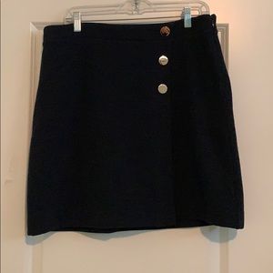 NWT LOFT Navy Skirt